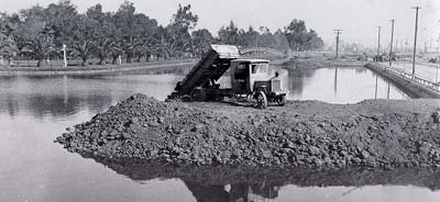 Venice of America canals being filled in.
